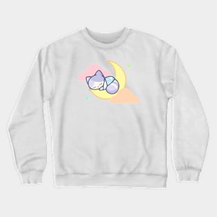 Moonlight Cat Crewneck Sweatshirt